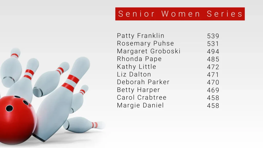 senior women series